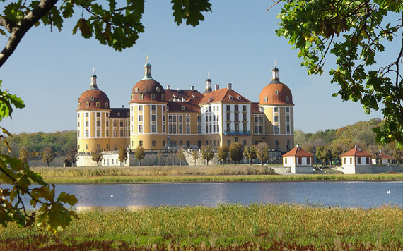 Schloss Moritzburg im Herbst